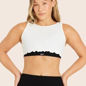 parke x set active layered bra size small